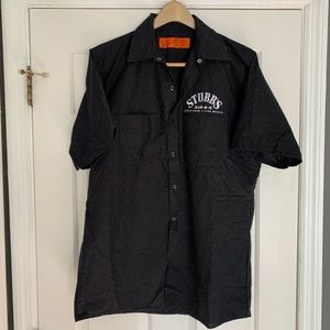 Black Stubb's BBQ Work shirt